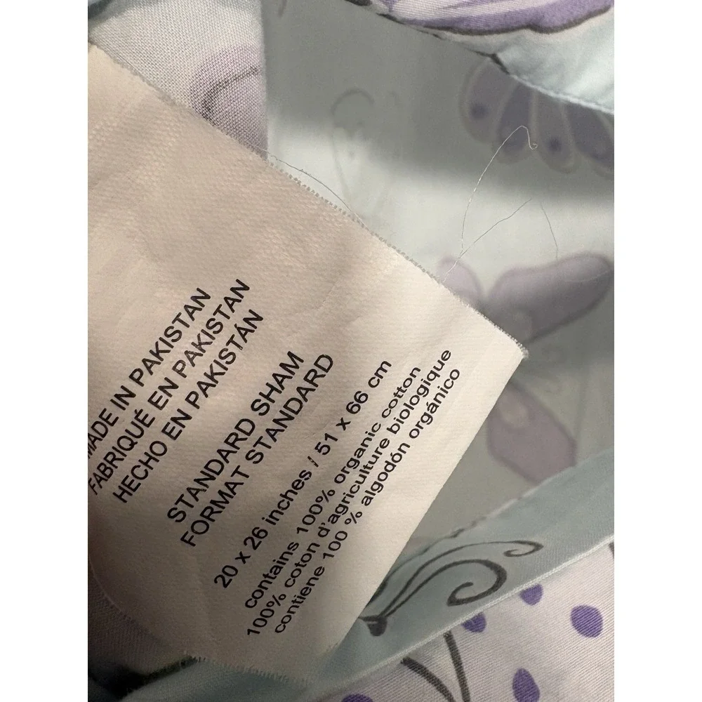 Pottery Barn Kids Butterfly Pillow Sham Standard Girls Garden Children Nursery